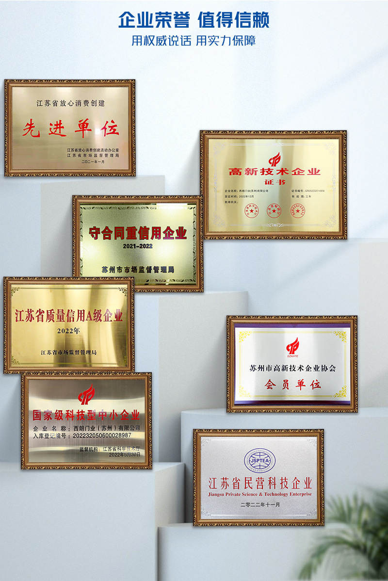 赢多多门业证书
