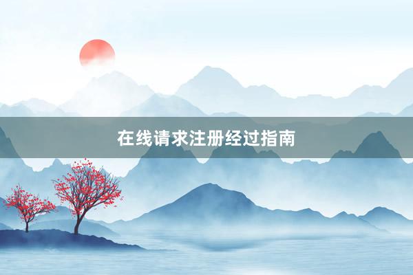 在线请求注册经过指南